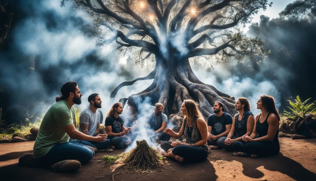 Cultural rituals involving the iboga tree